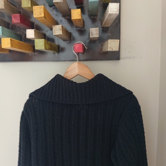 Aerie Cable Car Quarter Zip Sweater - Picture 8 of 8